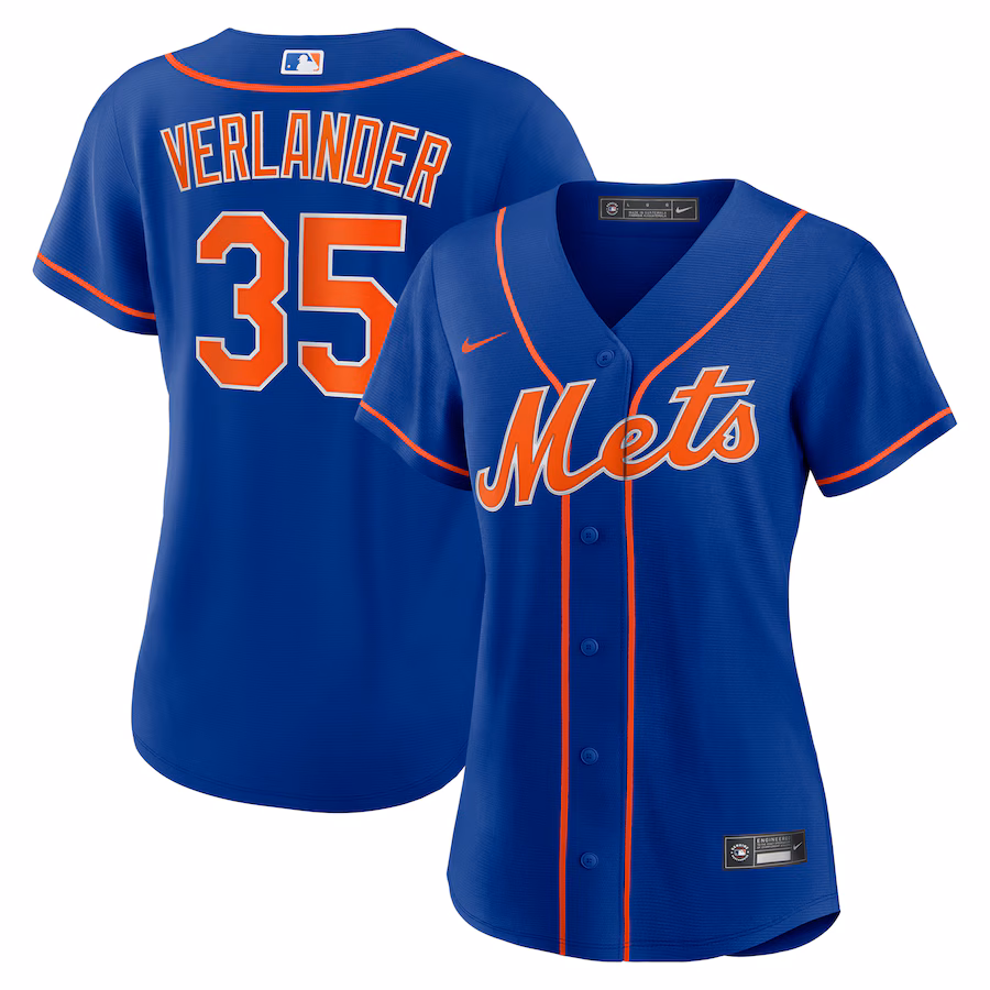 Women's New York Mets Justin Verlander Nike Royal Alternate Replica Player Jersey - Puhuasuan