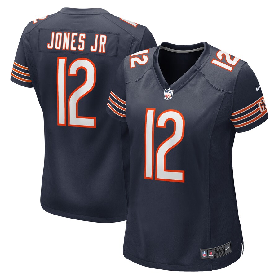 Women's Chicago Bears Velus Jones Jr. Nike Navy Game Player Jersey - Puhuasuan