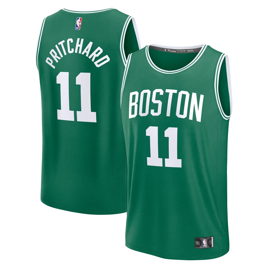 Men's Boston Celtics Payton Pritchard Fanatics Kelly Green Fast Break Replica Player Jersey - Icon Edition - Puhuasuan