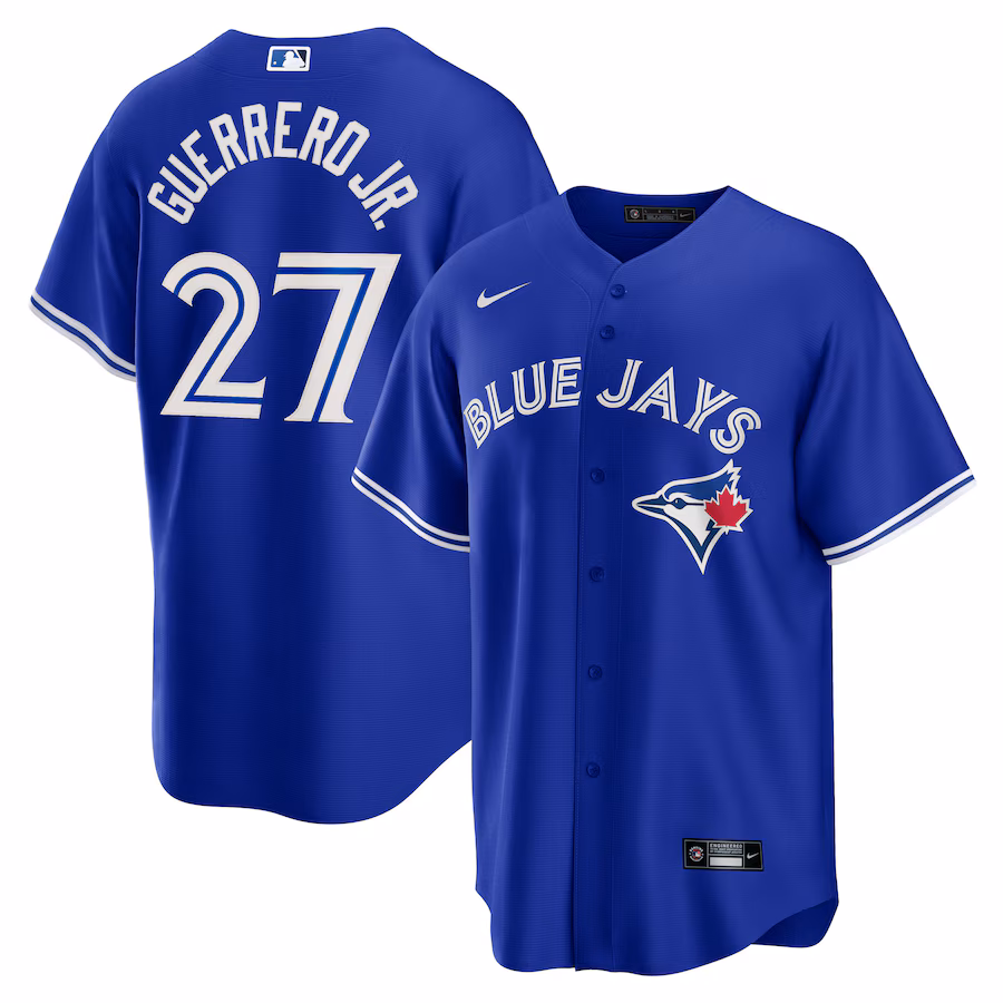 Men's Toronto Blue Jays Vladimir Guerrero Jr. Nike Royal Big & Tall Alternate Replica Player Jersey - Puhuasuan
