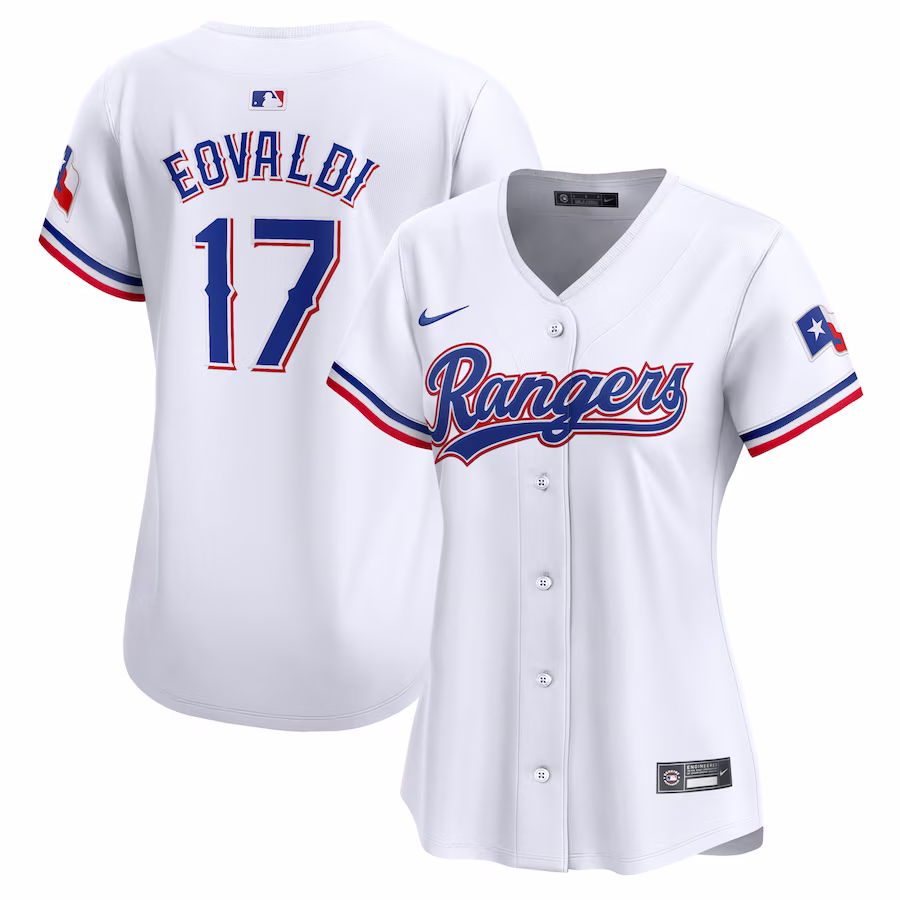 Women's Texas Rangers Nathan Eovaldi Nike White Home Limited Player Jersey - Puhuasuan