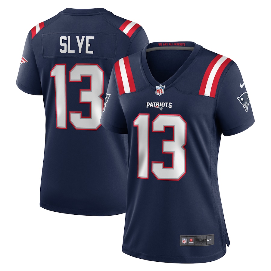 Women's New England Patriots Joey Slye Nike Navy Game Jersey - Puhuasuan