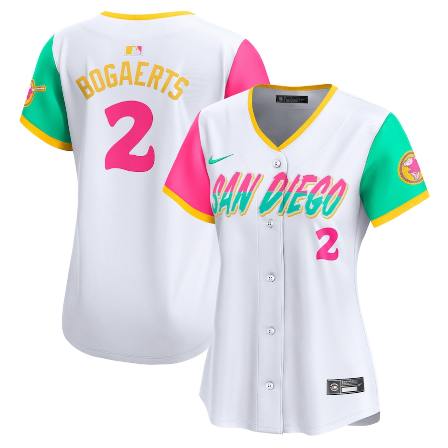 Women's San Diego Padres Xander Bogaerts Nike White City Connect Limited Player Jersey - Puhuasuan