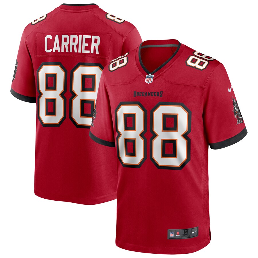 Men's Tampa Bay Buccaneers Mark Carrier Nike Red Game Retired Player Jersey - Puhuasuan