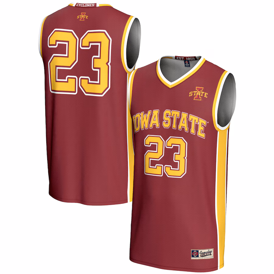 Unisex GameDay Greats #23 Cardinal Iowa State Cyclones Lightweight Basketball Jersey - Puhuasuan