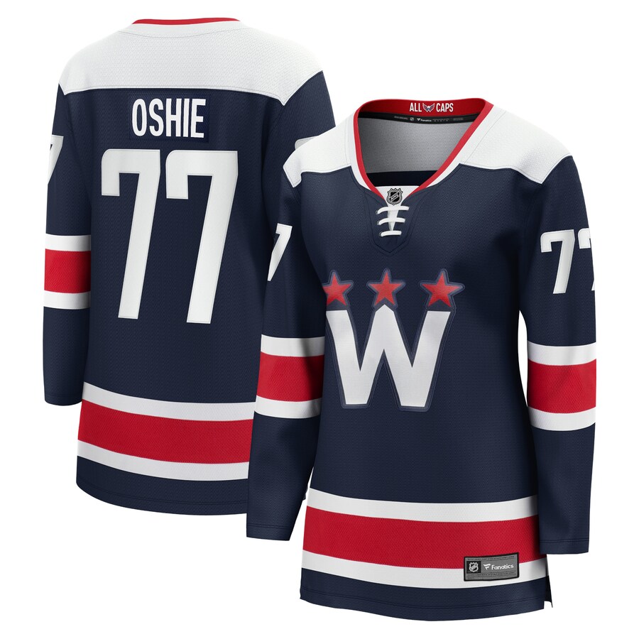 Women's Washington Capitals TJ Oshie Fanatics Branded Navy 2020/21 Alternate Premier Breakaway Player Jersey - Puhuasuan