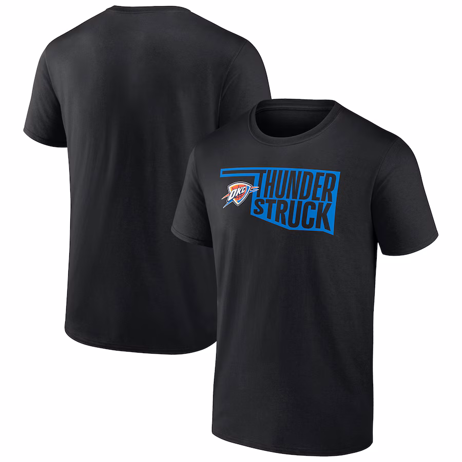 Men's Oklahoma City Thunder Black Team Pride T-Shirt - Puhuasuan