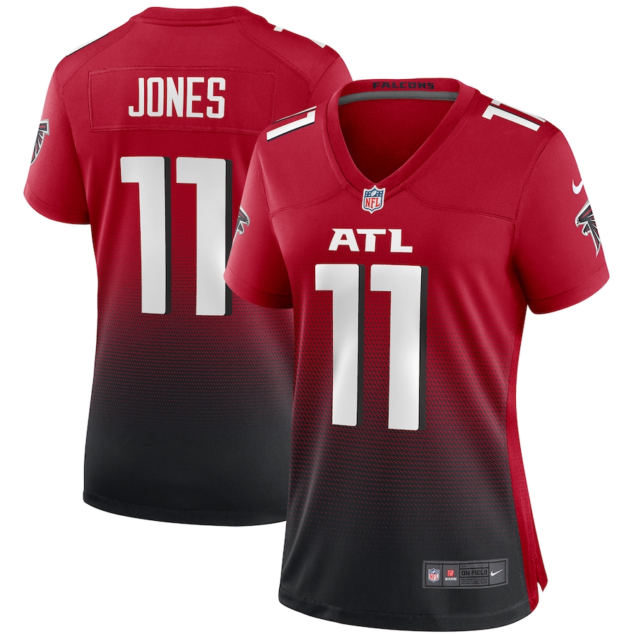 Women's Atlanta Falcons Julio Jones Nike Red 2nd Alternate Game Jersey - Puhuasuan