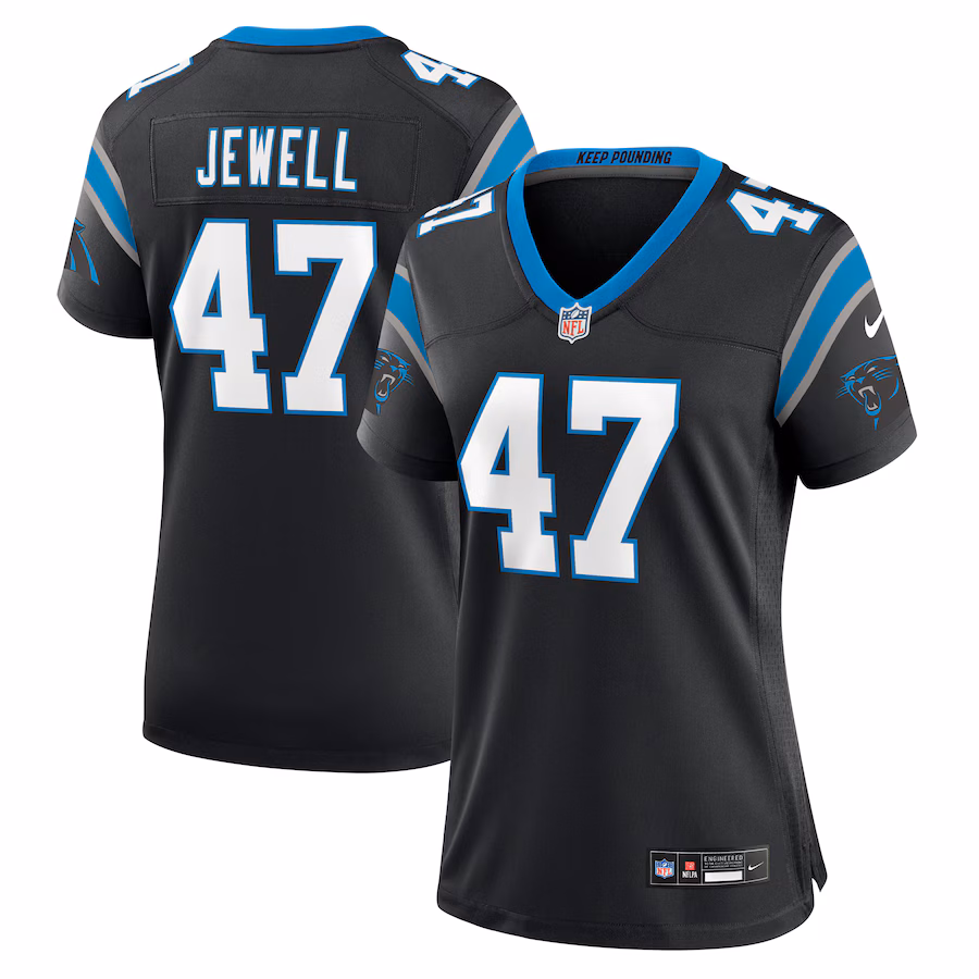 Women's Carolina Panthers Josey Jewell Nike Black Game Jersey - Puhuasuan