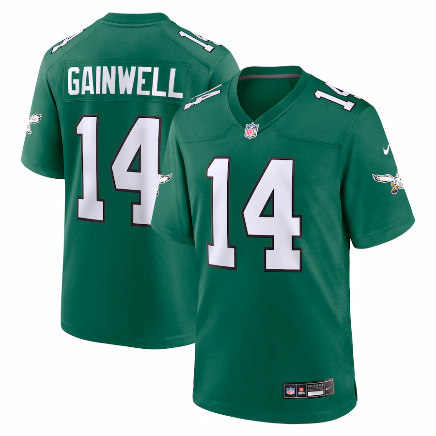 Men's Philadelphia Eagles Kenneth Gainwell Nike Kelly Green Alternate Game Jersey - Puhuasuan