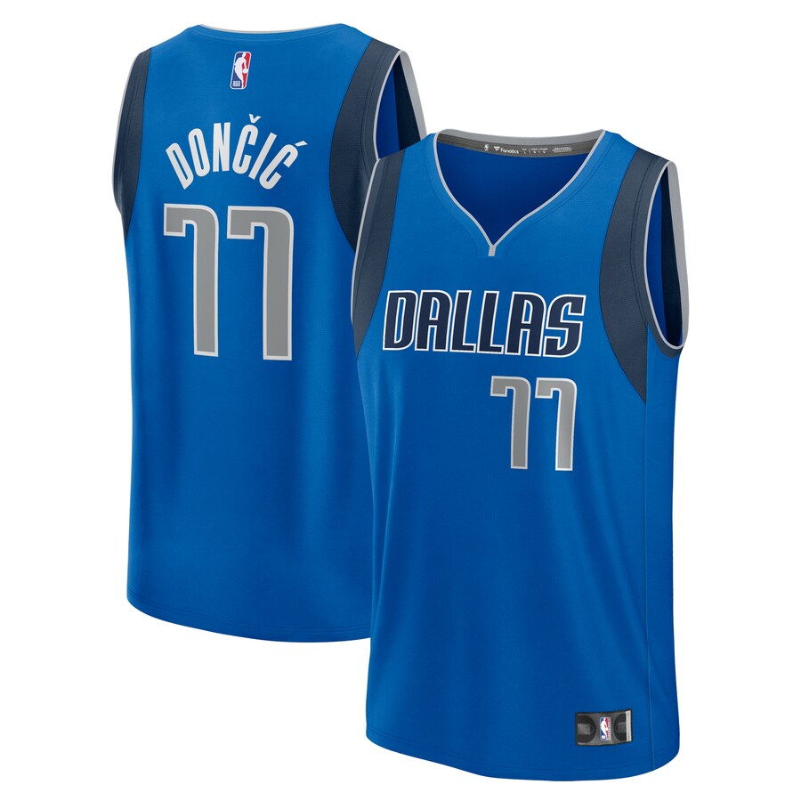 Youth Dallas Mavericks Luka Don?i? Fanatics Blue Fast Break Replica Player Jersey - Icon Edition - Puhuasuan