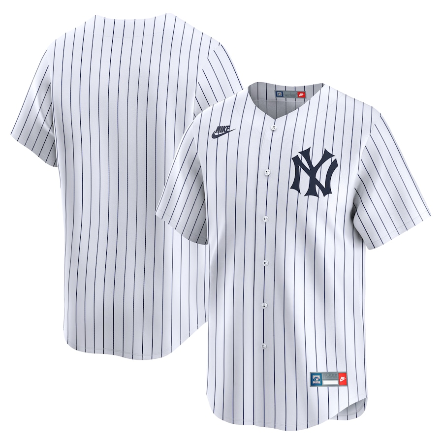 Men's New York Yankees Nike White Cooperstown Collection Limited Jersey - Puhuasuan