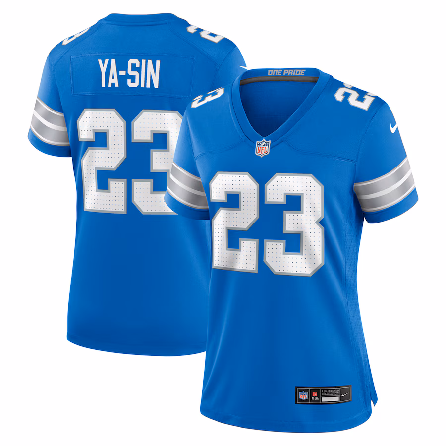 Women's Detroit Lions Rock Ya-Sin Nike Blue Team Game Jersey - Puhuasuan