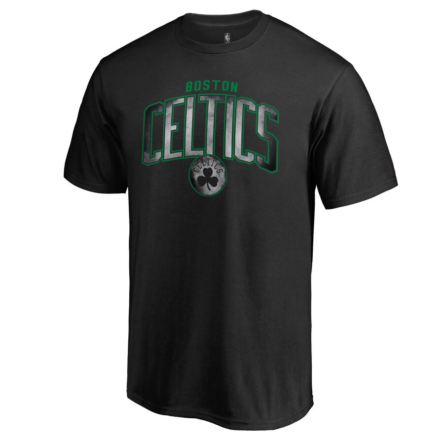 Men's Boston Celtics Black Arch Smoke T-Shirt - Puhuasuan