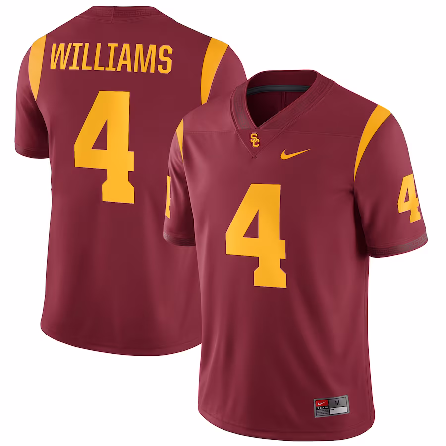 Mario Williams USC Trojans Nike NIL Replica Football Jersey - Cardinal - Puhuasuan
