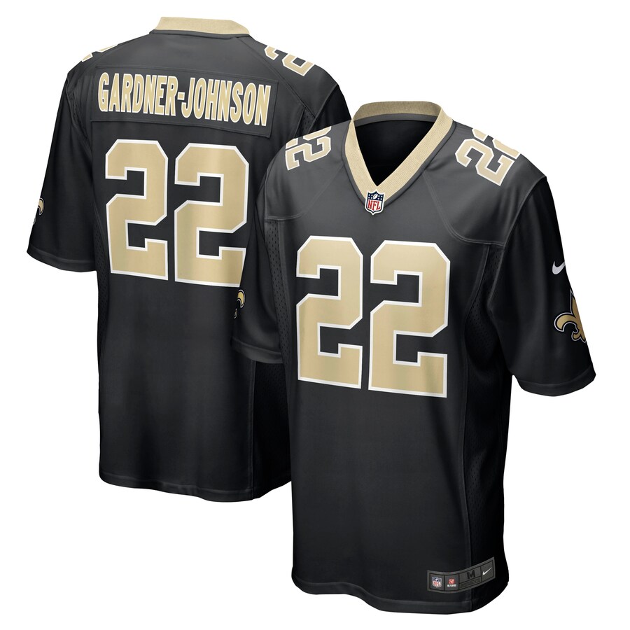 Men's New Orleans Saints Chauncey Gardner-Johnson Nike Black Game Jersey - Puhuasuan