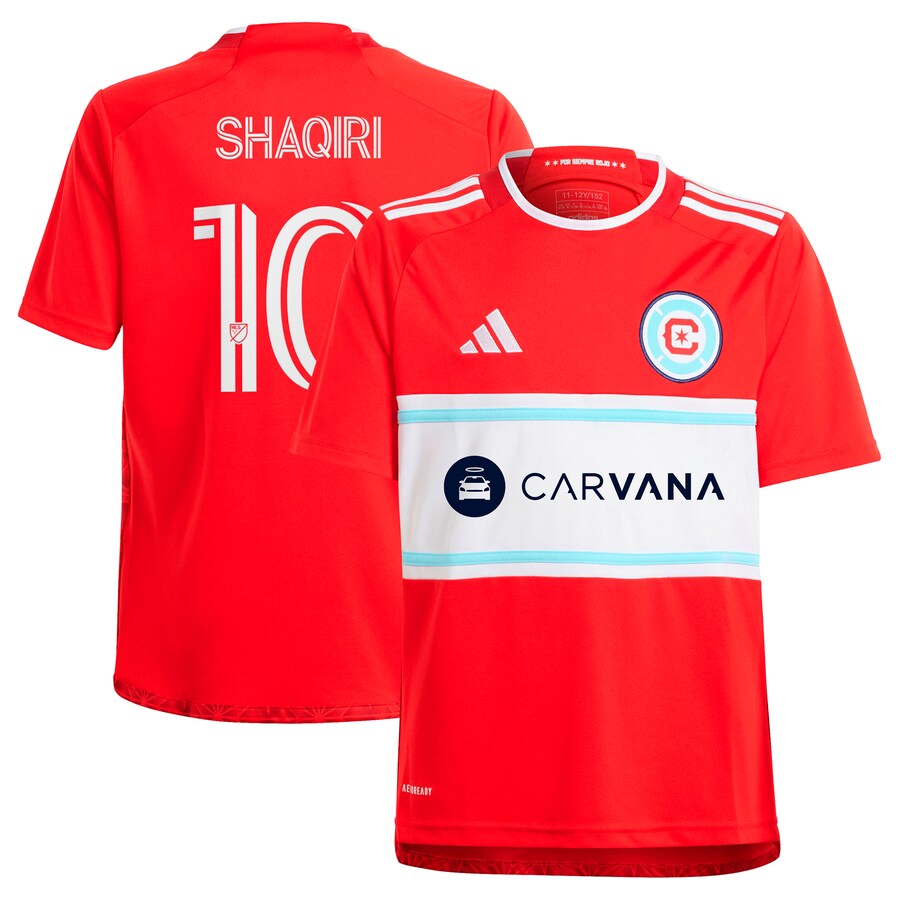 Youth Chicago Fire Xherdan Shaqiri adidas Red 2024 Return To Red Replica Player Jersey - Puhuasuan