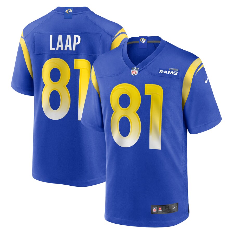 Men's Los Angeles Rams JJ Laap Nike  Royal Game Jersey - Puhuasuan
