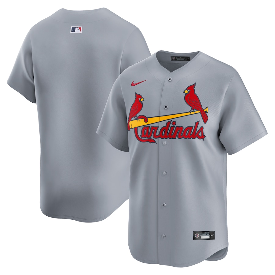 Men's St. Louis Cardinals  Nike Gray Away Limited Jersey - Puhuasuan