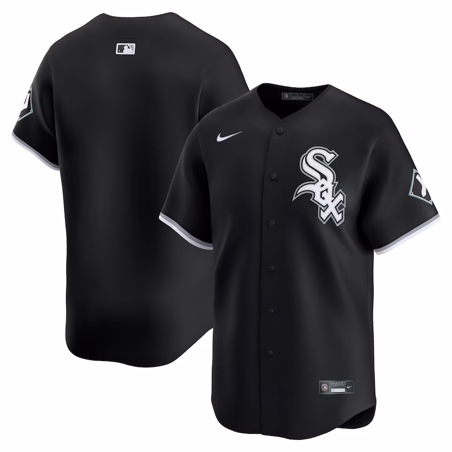 Men's Chicago White Sox  Nike Black  Alternate Limited Jersey - Puhuasuan