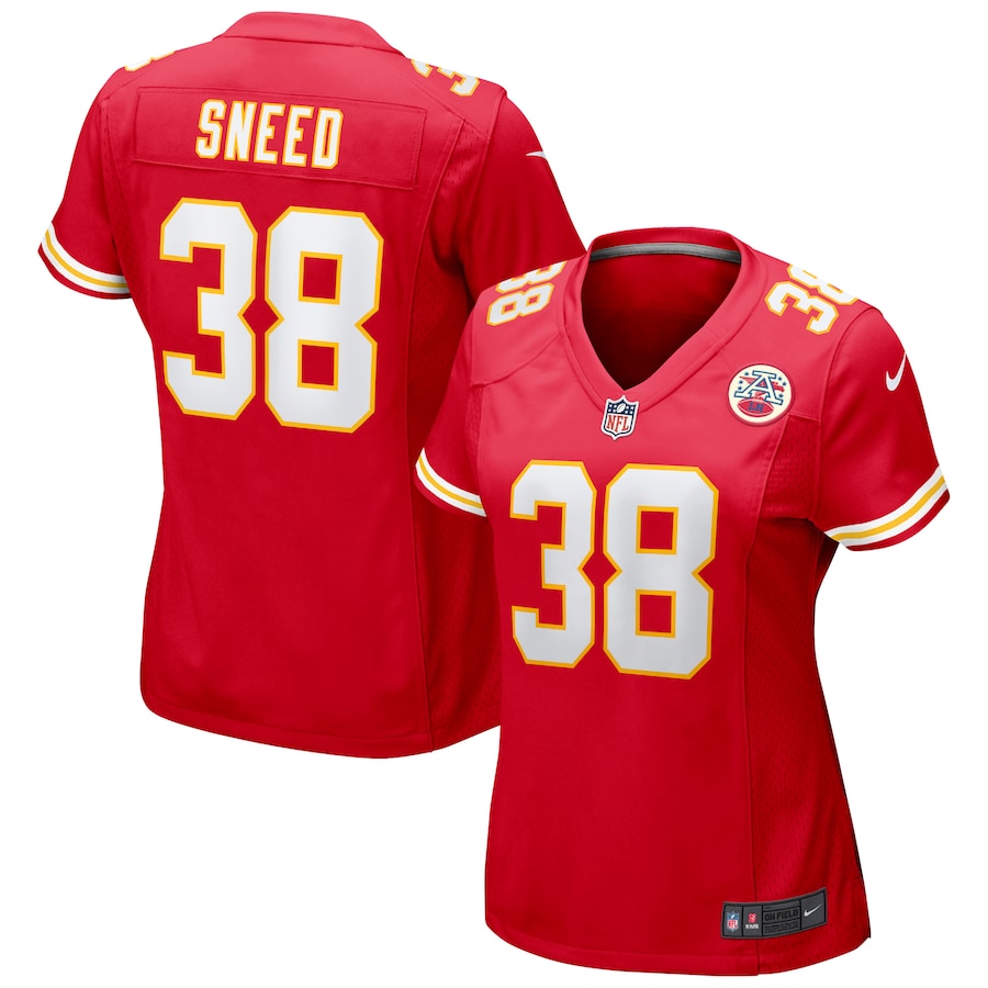 Women's Kansas City Chiefs L'Jarius Sneed Nike Red Game Jersey - Puhuasuan
