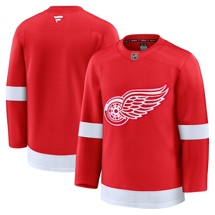 Men's Detroit Red Wings Fanatics Red Home Premium Jersey - Puhuasuan