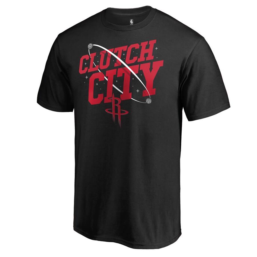 Men's Houston Rockets Black Hometown Collection Clutch City T-Shirt - Puhuasuan