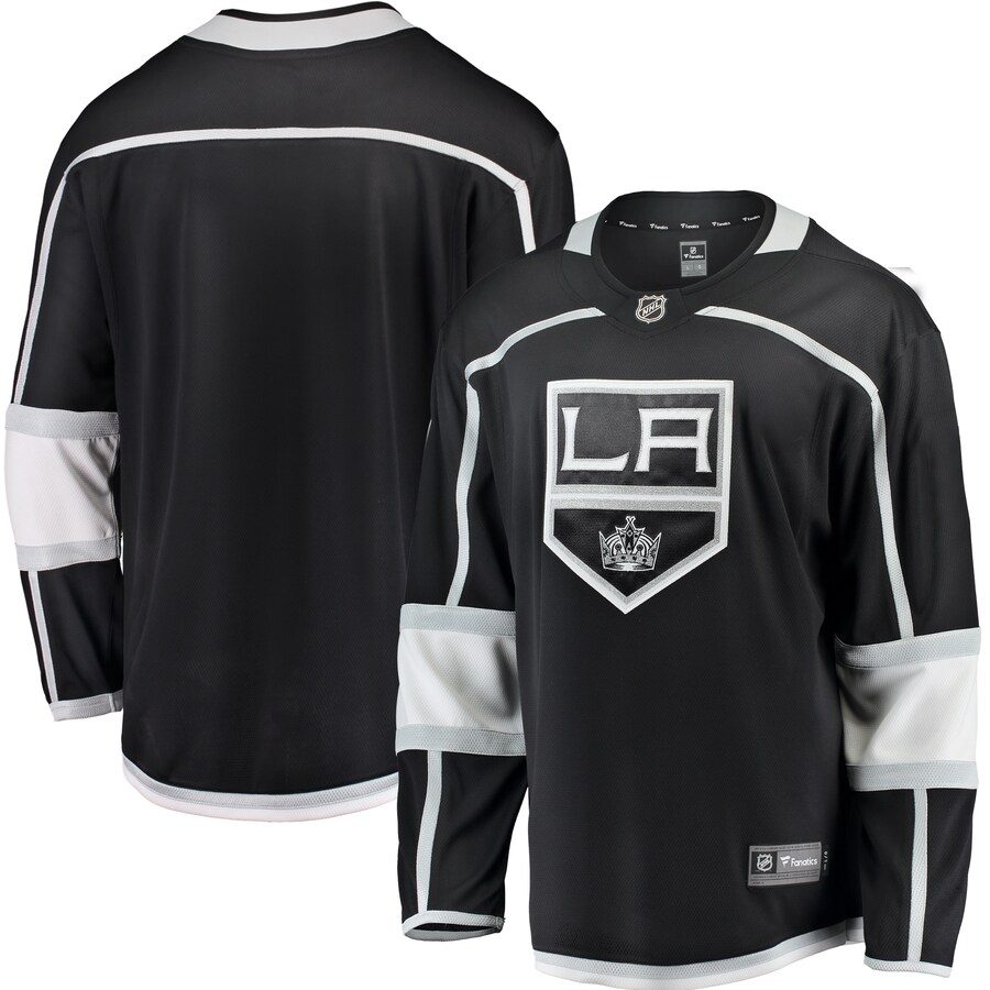 Men's Los Angeles Kings Fanatics Branded Black Breakaway Home Jersey - Puhuasuan