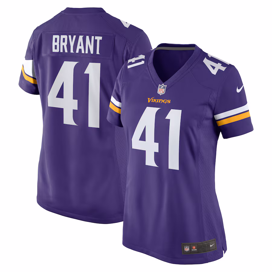 Women's Minnesota Vikings Austin Bryant Nike  Purple  Game Jersey - Puhuasuan