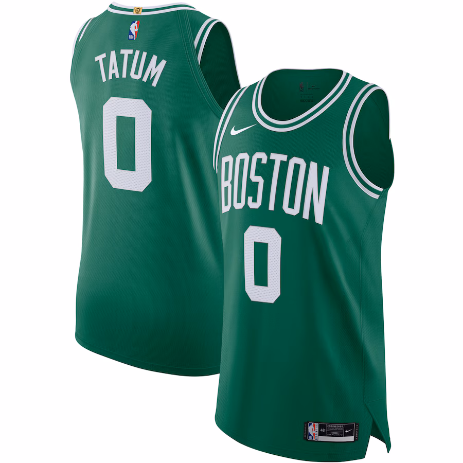 Men's Boston Celtics Jayson Tatum Nike Kelly Green Authentic Jersey - Icon Edition - Puhuasuan