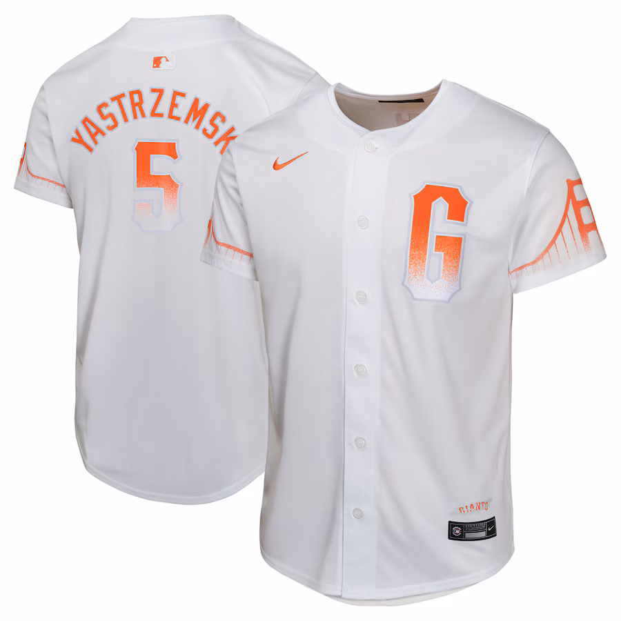 Youth San Francisco Giants Mike Yastrzemski Nike White City Connect Limited Player Jersey - Puhuasuan