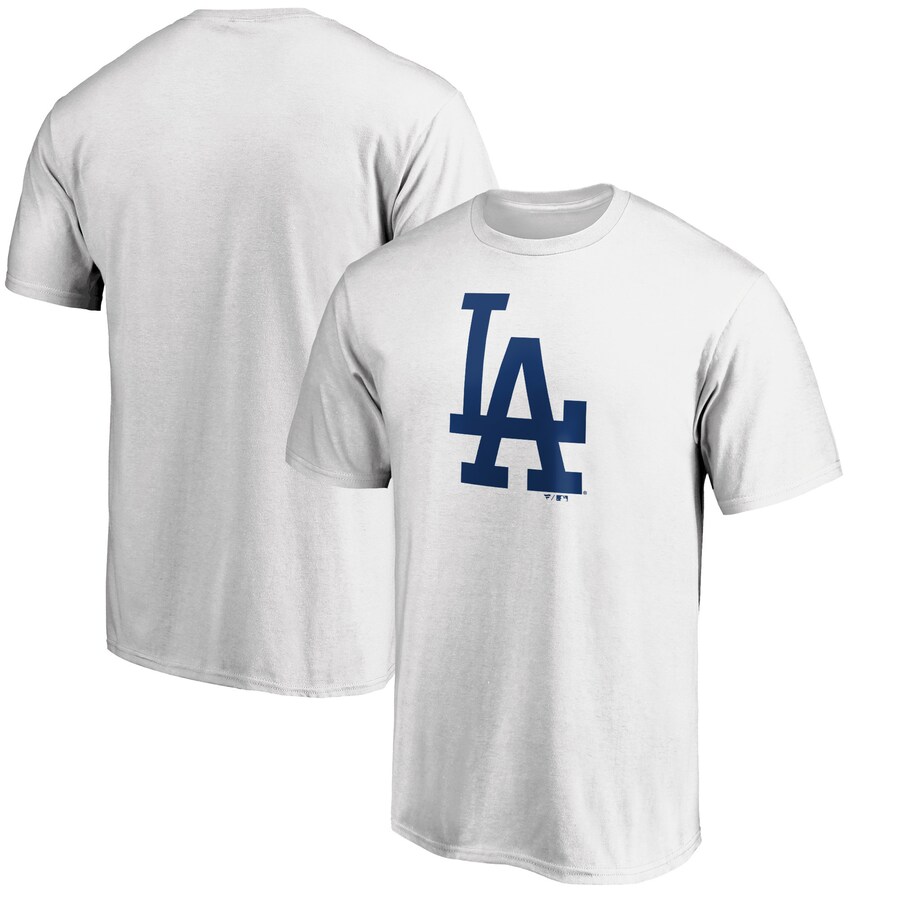 Men's Los Angeles Dodgers White Heart & Soul T-Shirt - Puhuasuan