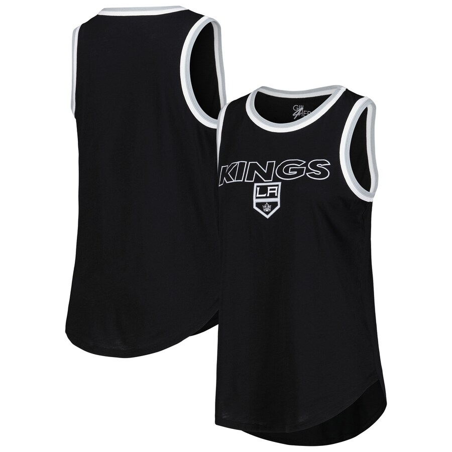 Women's Los Angeles Kings G-III 4Her by Carl Banks Black Strategy Tank Top - Puhuasuan