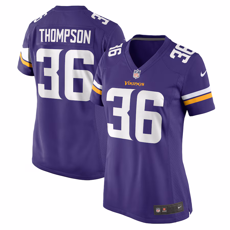 Women's Minnesota Vikings NaJee Thompson Nike Purple Game Jersey - Puhuasuan
