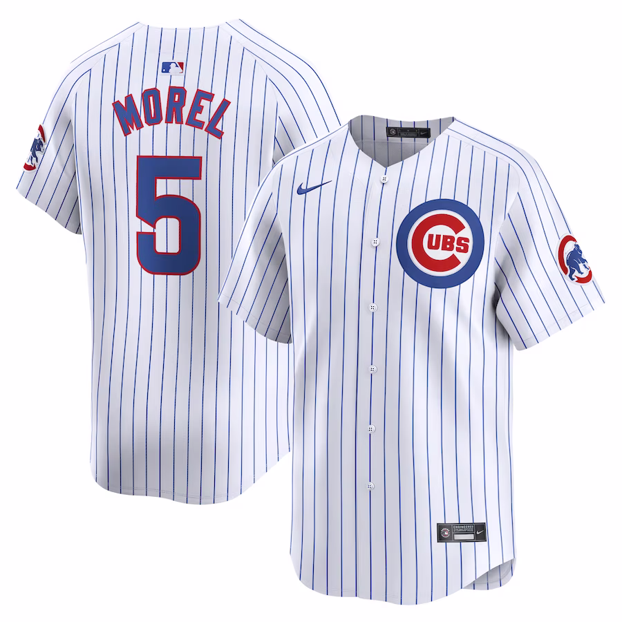 Men's Chicago Cubs Christopher Morel Nike White Home Limited Player Jersey - Puhuasuan