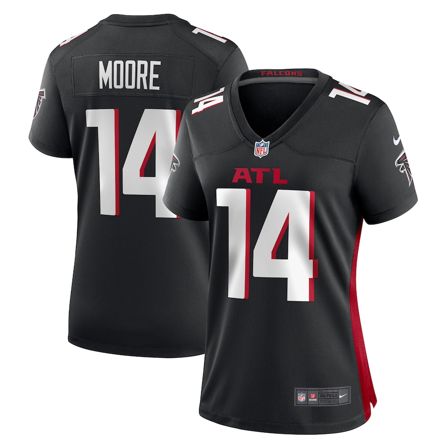 Women's Atlanta Falcons Rondale Moore Nike Black Game Jersey - Puhuasuan
