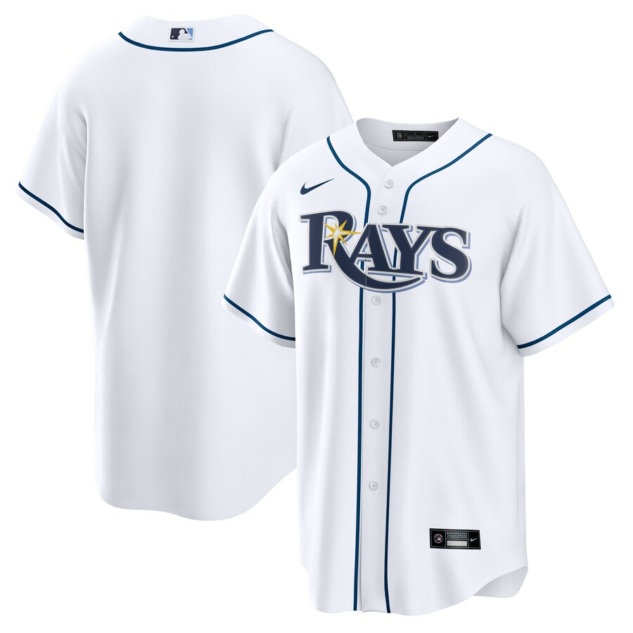 Youth Tampa Bay Rays Nike White Home Replica 2.0 Jersey - Puhuasuan