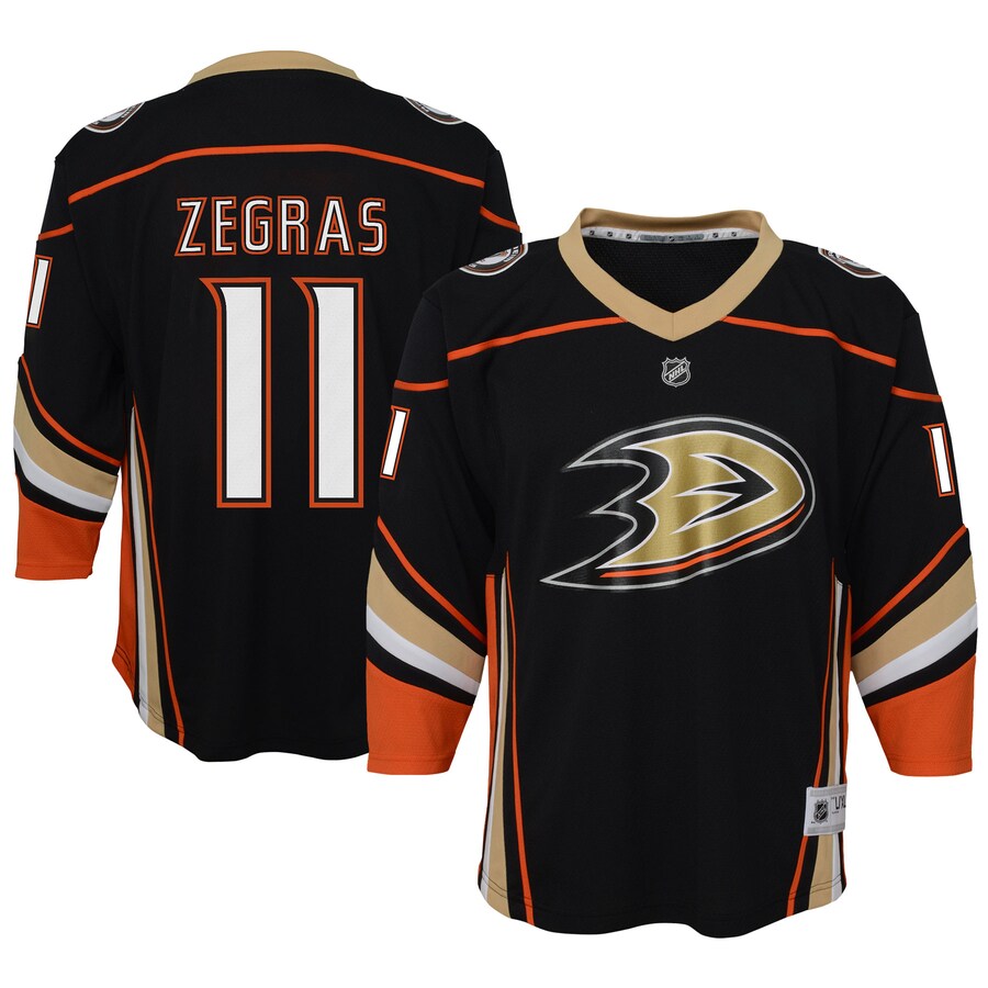 Youth Anaheim Ducks Trevor Zegras Black Home Replica Player Jersey - Puhuasuan