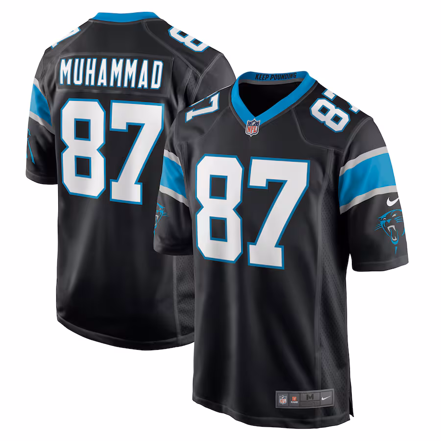Men's Carolina Panthers Muhsin Muhammad Nike Black Retired Player Jersey - Puhuasuan