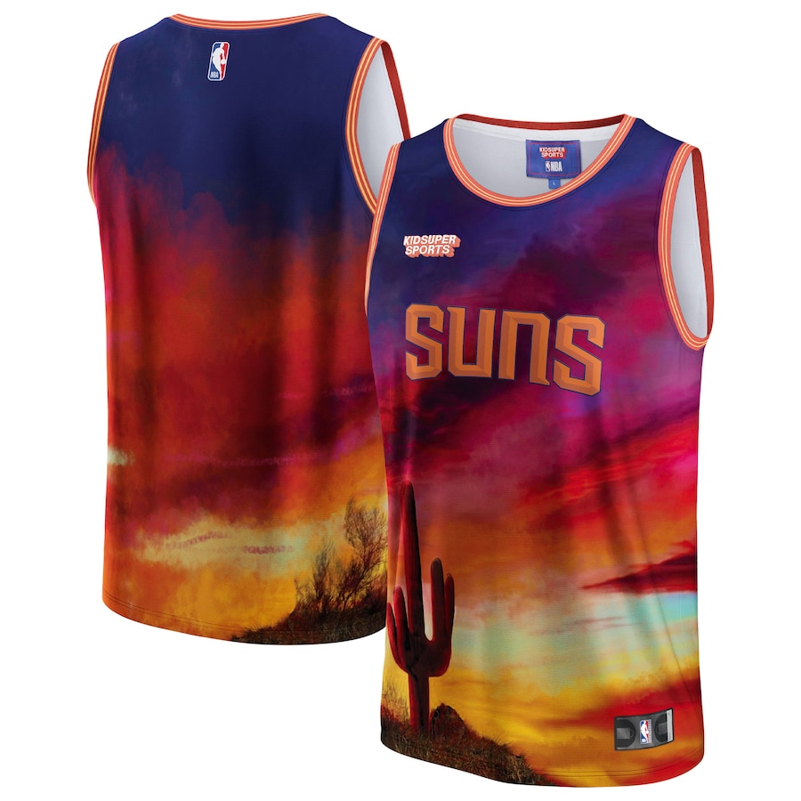 Unisex Phoenix Suns NBA & KidSuper Studios by Fanatics Red Hometown Jersey - Puhuasuan