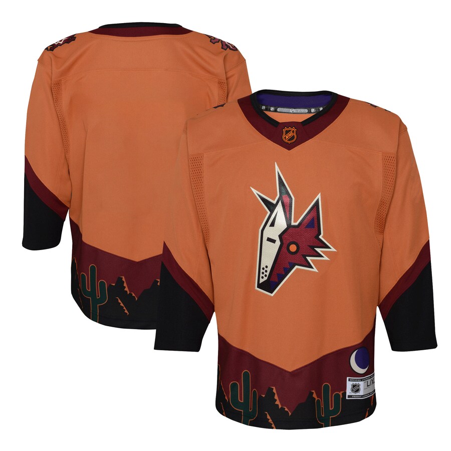 Youth Arizona Coyotes Burnt Orange Special Edition 2.0 Premier Blank Jersey - Puhuasuan