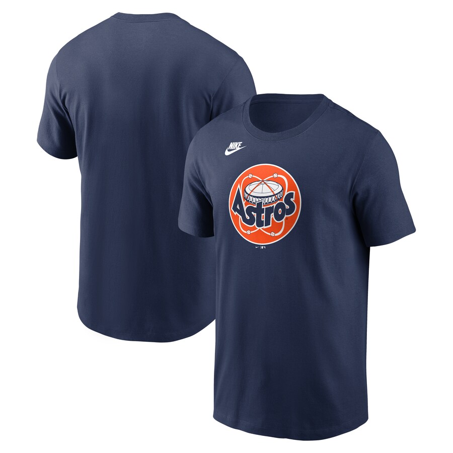 Men's Houston Astros Nike Navy Cooperstown Collection Team Logo T-Shirt - Puhuasuan
