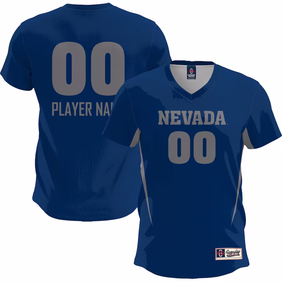 Nevada Wolf Pack GameDay Greats Youth Lightweight NIL Pick-A-Player Women's Soccer Jersey - Navy - Puhuasuan