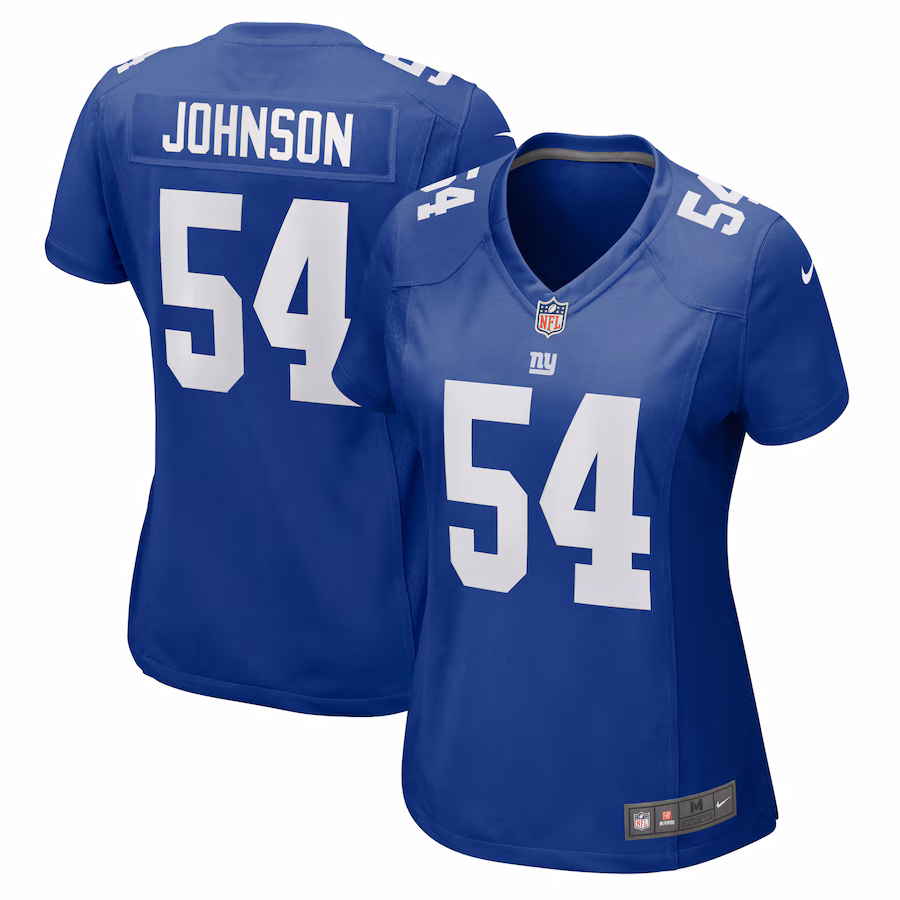 Women's New York Giants Dyontae Johnson Nike Royal Game Jersey - Puhuasuan