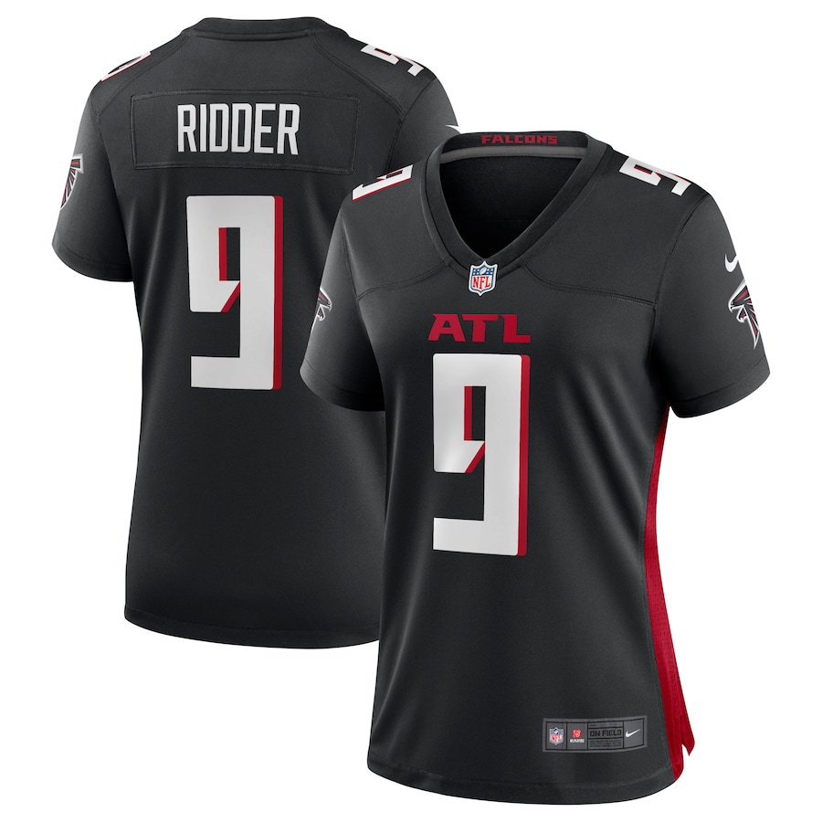 Women's Atlanta Falcons Desmond Ridder Nike Black Game Player Jersey - Puhuasuan