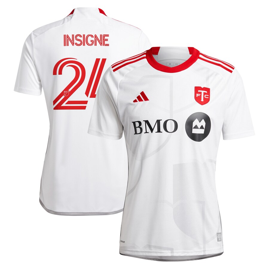 Men's Toronto FC Lorenzo Insigne adidas White 2024 GTA Kit Replica Player Jersey - Puhuasuan