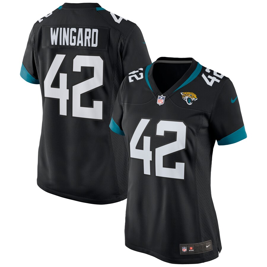 Women's Jacksonville Jaguars Andrew Wingard Nike Black Game Jersey - Puhuasuan