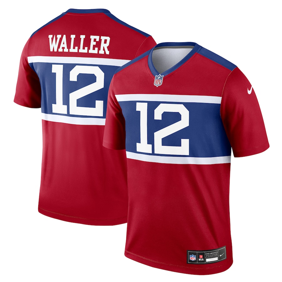 Men's New York Giants Darren Waller Nike Red Alternate Legend Player Performance Top - Puhuasuan