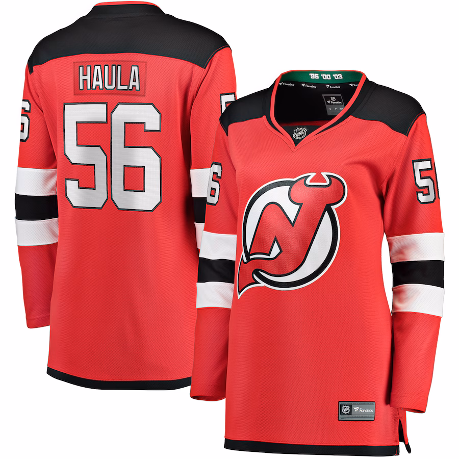 Women's New Jersey Devils Erik Haula Fanatics Red Home Breakaway Player Jersey - Puhuasuan