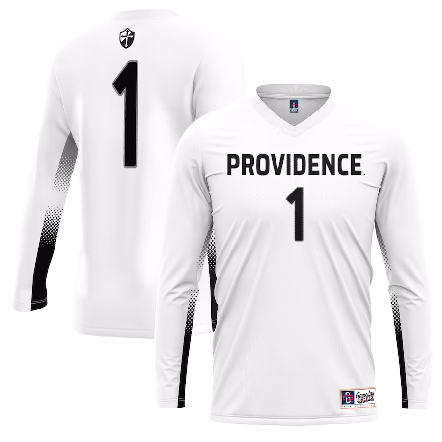 #1 Providence Friars GameDay Greats Youth Lightweight Women's Volleyball Jersey - White - Puhuasuan